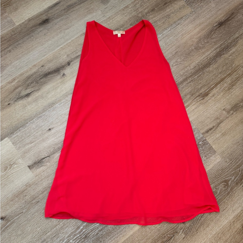 Hot Pink Cape Mini Dress